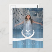 Ribbon Heart Briefkaart (Voorkant / Achterkant)