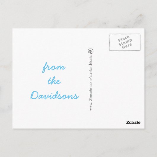 Ribbon Heart Briefkaart (Achterkant)