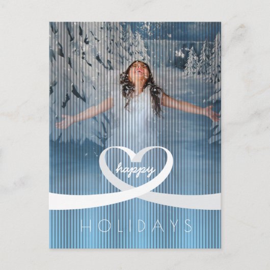 Ribbon Heart Briefkaart (Voorkant)