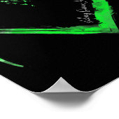 Ribbon Heart Kidney Disease Awareness Poster (Hoek)