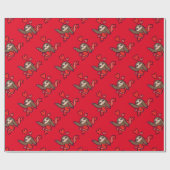 Ribbon Heart-sleuf Cadeaupapier (Vlak)