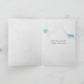 Ribbon Heart with Ivy Bouquet Card Kaart (Binnen)