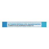 Ribbon Hydrocephalus Awareness Patroon Grosgrain Lint (Voorkant)