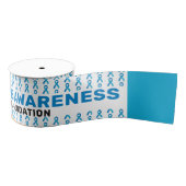 Ribbon Hydrocephalus Awareness Patroon Grosgrain Lint (Spoel)