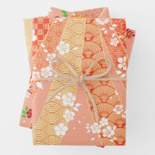 Ribbon Kimono Mix Pattern Inpakpapier Vel (In situ)