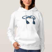 Ribbon Knot Dames Hoodie (Voorkant)