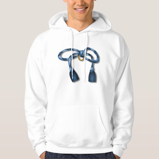 Ribbon Knot Mannen Hoodie (Voorkant)