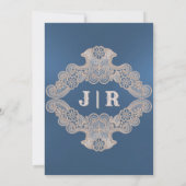 Ribbon & Lace Gettin' Hitched - Blauw (Achterkant)