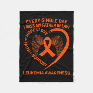 Ribbon leukemie bewustzijn ter nagedachtenis aan v fleece deken
