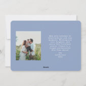 Ribbon Lijst Kerst Kaart met Boog (Achterkant)