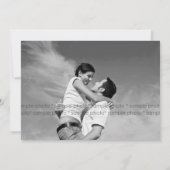 Ribbon Love Lieverd Couples Shower Party Invite Kaart (Achterkant)