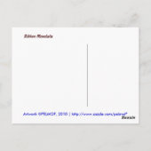 Ribbon Mandala Briefkaart (Achterkant)