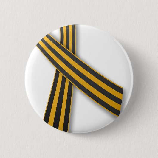 Ribbon of Saint George Ronde Button 5,7 Cm (Voorkant)
