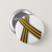 Ribbon of Saint George Ronde Button 5,7 Cm (Voorkant /achterkant)
