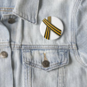Ribbon of Saint George Ronde Button 5,7 Cm (In situ)