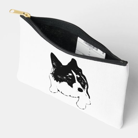 Ribbon-Ready Zip Pouch Etui (Open)