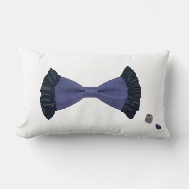 Ribbon &Rhinestone Kussen (Voorkant)