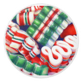 RIBBON SNOEP Ceramic Knob. Keramische Knop (Voorkant)