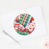 RIBBON SNOEP Grote ronde Stickers (Envelop)