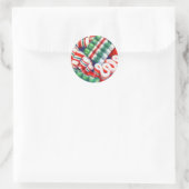 RIBBON SNOEP Small Round Stickers (Tas)