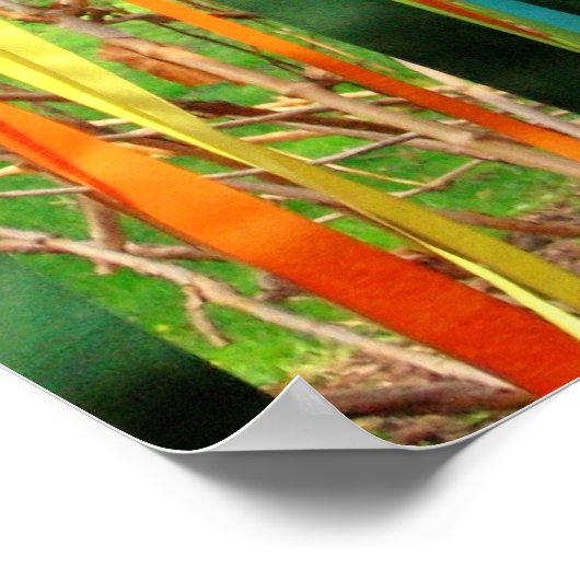 Ribbon Streamers Poster (Hoek)