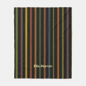 Ribbon Stripe Cozy Fleece Deken (Voorkant)