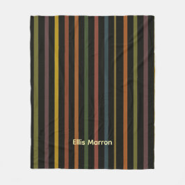 Ribbon Stripe Cozy Fleece Deken