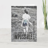 RIBBON SUCCES WENSKAART BEDANKKAART (Voorkant)