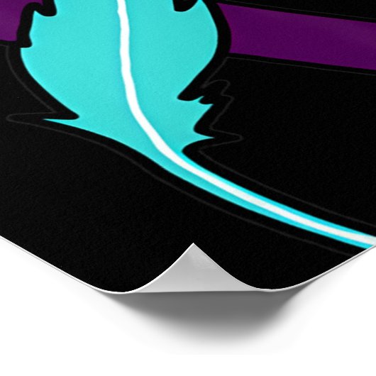 Ribbon Suicide Awareness Mental Health For Men Wom Poster (Hoek)