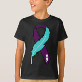 Ribbon Suicide Awareness Mental Health For Men Wom T-shirt (Voorkant)