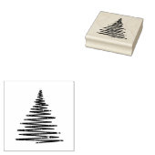 Ribbon Tree Stamp Rubberstempel (Gestempeld)