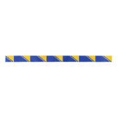 Ribbon van de Bosnische vlag Satijnen Lint (Voorkant)