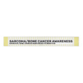 Ribbon van het arcoma-/botkankerwaarschuwingspatro grosgrain lint (Voorkant)