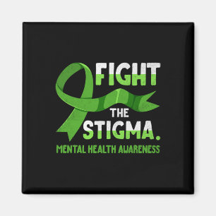 Ribbon vechten tegen het stigma Mental Health Mann Magneet
