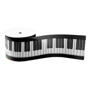 Ribbon voor pianotoetsenbord grosgrain lint
