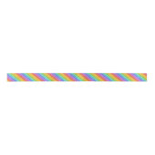 Ribbon voor regenboogkleuren satijnen lint (Voorkant)