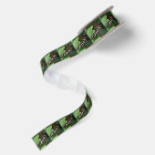Ribbon voor Zebra langwerpige vlinder Satijnen Lint (Achterkant)
