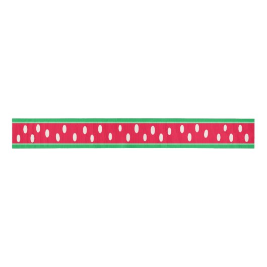 Ribbon Watermeloen Grosgrain Lint (Voorkant)