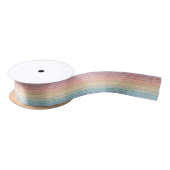 Ribbon Waterverf Rainbow Stripe Satijnen Lint (Spoel)