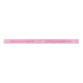 Ribbon With Question: Will You Be My Bridesmaid? Satijnen Lint (Voorkant)