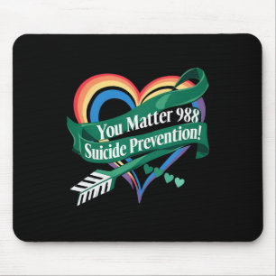 Ribbon You Problem 988 Zelfmoordpreventie Awarenes Muismat