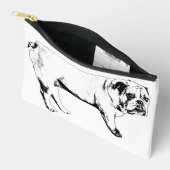 Ribbonklaar Bulldog Ritssluiting Zak Etui (Open)