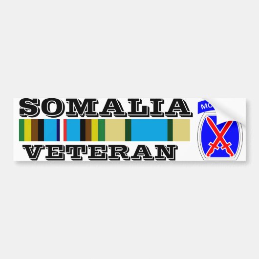 ribbons2-1-1.jpg, jesussaves.jpg, VETERAN, SOMALIA Bumpersticker (Voorkant)