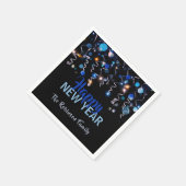 Ribbons Bokeh Licht Nieuwjaar feestdag Servet (Hoek)