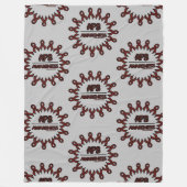 Ribbons/Cirkel...APS Fleece Deken (Voorkant)