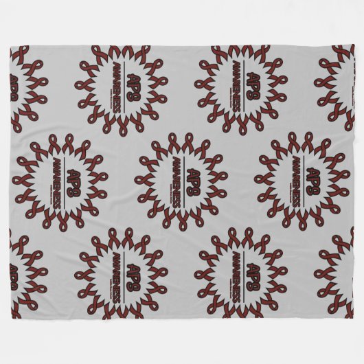 Ribbons/Cirkel...APS Fleece Deken (Voorkant (Horizontaal))