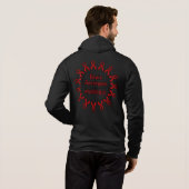 Ribbons/Cirkel...hersenschimmels Hoodie (Achterkant volledig)