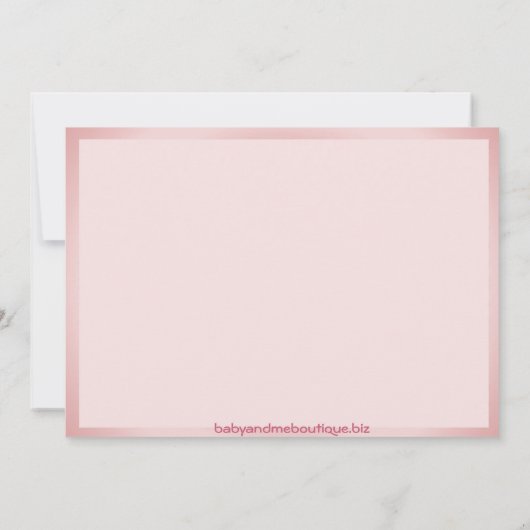 Ribbons en kant Sjabloon - Roze (Achterkant)