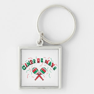 Ribbons en Maracas Sleutelhanger