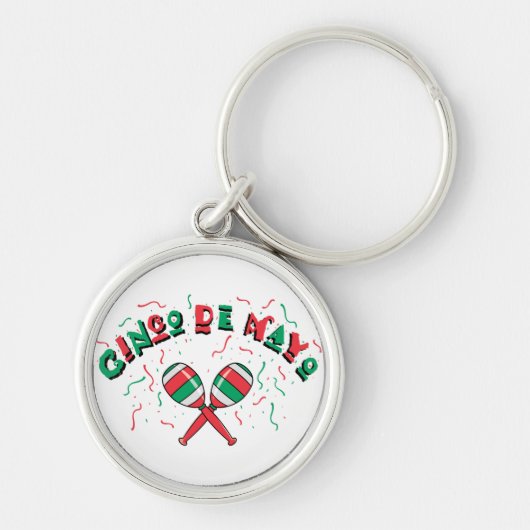 Ribbons en Maracas - Sleutelhanger (Voorkant)